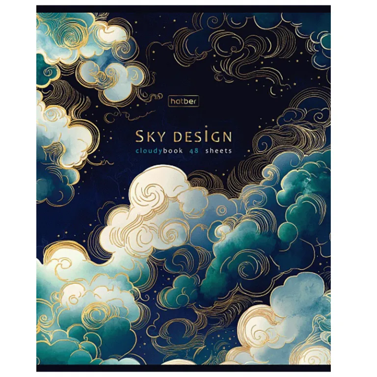 Тетрадь А5, 48 листов, клетка, гребень,  ArtSpace "Моноколор. Colorblock", об. мелов. картон