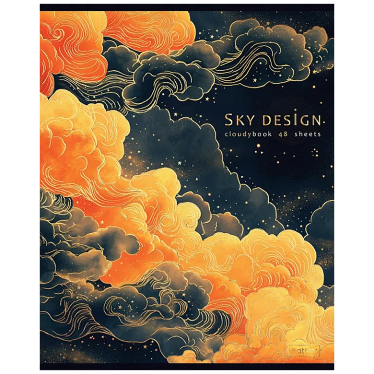 Тетрадь А5, 48 листов, клетка, гребень,  ArtSpace "Моноколор. Colorblock", об. мелов. картон