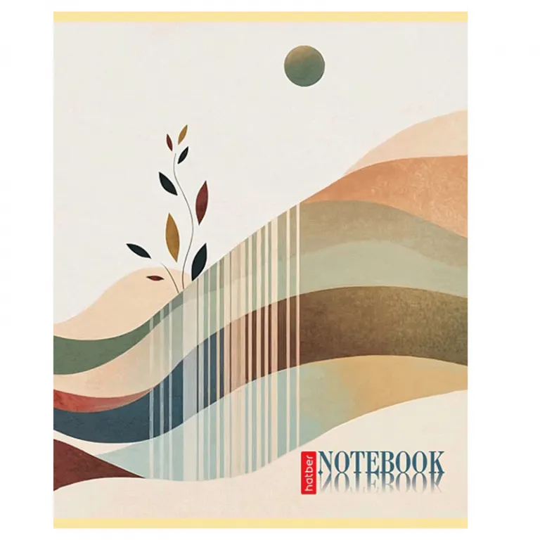 Тетрадь А5, 48 листов, клетка, гребень,  ArtSpace "Моноколор. Colorblock", об. мелов. картон