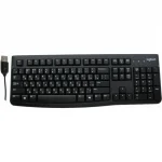 Клавиатура проводная Logitech K120 (USB, черный) 920-002583