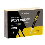 Маркер-краска 4 мм, белый, нитро-основа, MunHwa "Professional Paint Marker" — изображение 3