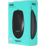 Мышь проводная Logitech Optical M90 (1000dpi, светодиодная, 2 кнопки, USB) Черный (910-001795) — изображение 3