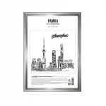 Рамка А4, 21х30 см, пластиковая, серебро, стекло, №5, deVENTE