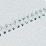 Блокнот А5, 60 л., клетка, гребень, обл. мелов. картон, цвет синий, BG.Для конференций — изображение 3