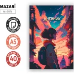 Дневник 1-11 кл. 40л. (твердый) Д Mazari .Девушка, обложка 7 БЦ — изображение 2