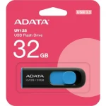 Флэш-накопитель 32Gb USB 3.0 ADATA UV128 [AUV128-32G-RBE] черный/синий