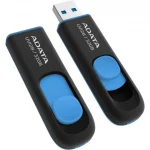 Флэш-накопитель 32Gb USB 3.0 ADATA UV128 [AUV128-32G-RBE] черный/синий — изображение 2