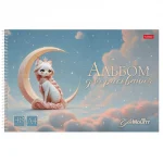 Альбом для рисования 48л., А4, на гребне, обл.- мелов. картон, Hatber.ГлаМур, перф. на отрыв — изображение 3