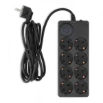 Сетевой фильтр Ippon BK-8-EU-3-10-B 3м (8 розеток) черный