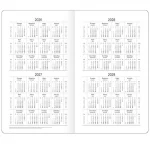Ежедневник недатир. А5 BG. Монохром, 136 стр., желтый, soft touch, с резинкой, 7БЦ — изображение 2