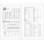 Ежедневник недатир. А5 BG. Монохром, 136 стр., желтый, soft touch, с резинкой, 7БЦ — изображение 3