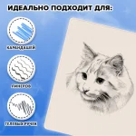 Скетчбук-блокнот А5, 80 л., вн. блок140г/м2, тв. переплет, обл.софт-тач, резинка, наклейки, FUNSTER (ФАНСТЕР), "Капибары" — изображение 6