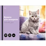 Папка для акварели А4 20л., 180г/м², BG "Котенок"