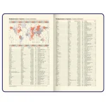Ежедневник недатир. А5 BRAUBERG Optimal 320 стр, под кожу, серый, держатель для ручки — изображение 9