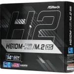 Мат.плата    Asrock H610M-H2/M.2 D5 (2xDDR5+AC`97 8ch(7.1)+GbLAN+M.2+HDMI) mATX — изображение 2
