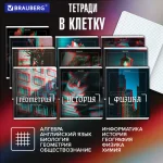 Набор предметных тетрадей, 12шт, 48л., BRAUBERG "GLITCH", обл. мелов. картон, глянцевый УФ-лак — изображение 7