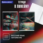 Набор предметных тетрадей, 12шт, 48л., BRAUBERG "GLITCH", обл. мелов. картон, глянцевый УФ-лак — изображение 8