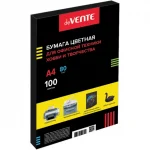 Бумага цветная deVENTE, интенсив черный, 80 г/м², 100 л., тв. подложка