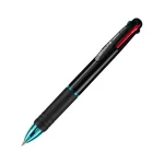 Ручка шариковая, автом. 0,7 мм. синяя, 4 цв.(кр., зелен., син., черн.) Attache Luminate