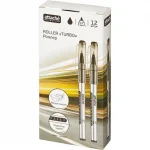 Ручка-роллер 1,0 мм., черная, грип, Attache selection Turbo — изображение 2