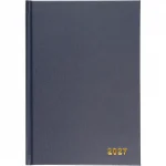 Ежедневник датир. 2027 А5, Attomex.Basis, 320 стр, бумвинил, тиснение фольгой, темно-синий