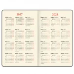 Ежедневник датир. 2027, А5, BRAUBERG Stylish, 352 стр, гибкая обложка, кожзам, розовый — изображение 5
