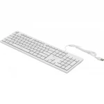 Клавиатура проводная Оклик 550ML белый USB slim Multimedia LED (1061618) каб.:1.5м — изображение 3