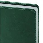 Ежедневник датир. 2027, А5, BRAUBERG Inspiration, 352 стр, обл.под гладкую кожу, цветной срез, темно-зеленый — изображение 2