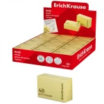 Ластик ErichKrause Мягкий, Эко-ПВХ, 30*20*11 мм, желтый