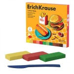 Пластилин 12 цв., со стеком, 216 г, ErichKrause Культ еды