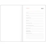 Ежедневник датир. 2027, А5, BG. Контраст Еспрессо, 352 стр., кофейный, экокожа, с резинкой — изображение 3