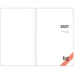 Ежедневник датир. 2027, А5, BG Контракт. Эспрессо, 352 стр, твердая обложка, кожзам,  цветной срез, на резинке — изображение 2