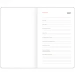Ежедневник датир. 2027, А5, BG Контракт. Эспрессо, 352 стр, твердая обложка, кожзам,  цветной срез, на резинке — изображение 3