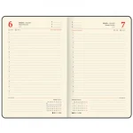 Ежедневник датир. 2027, А5, BRAUBERG Essential, 352 стр, твердая обложка, кожзам, бежевый — изображение 12