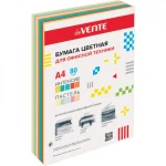 Бумага цветная deVENTE.MIX, ассорти, 10 цв., пастель, интенсив., 80 г/м², 250 л.