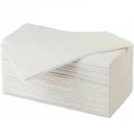 Полотенца бумажные листовые V-сл., 1-сл., белые 210х220 мм (200 шт/упак) Clean Touch
